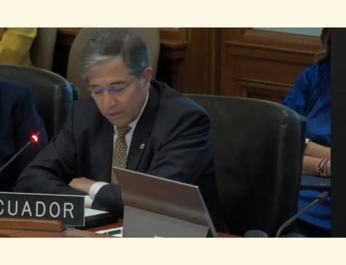 Congratulations to Ambassador Mauricio Montalvo Samaniego