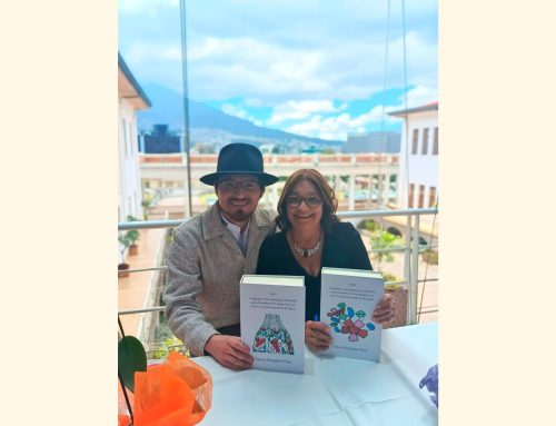 Historian Tamara Estupiñán Viteri with Arawi Ruiz